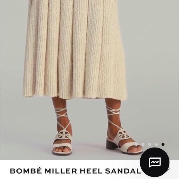 TORY BURCH BOMBÉ MILLER HEEL SANDAL SIZE 8.5-10 - Picture 16 of 16